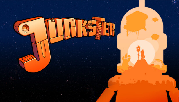 Official Junkster Steam capsule artwork with the game title and key art